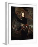 Napoleon Bonaparte on the Bridge at Arcole, 1797-Antoine-Jean Gros-Framed Giclee Print