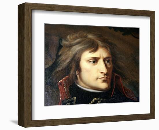 Napoleon Bonaparte on the Bridge at Arcole, C1796-C1797-Antoine-Jean Gros-Framed Giclee Print