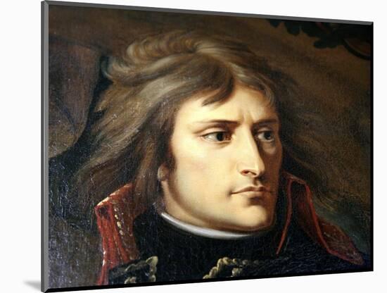 Napoleon Bonaparte on the Bridge at Arcole, C1796-C1797-Antoine-Jean Gros-Mounted Giclee Print
