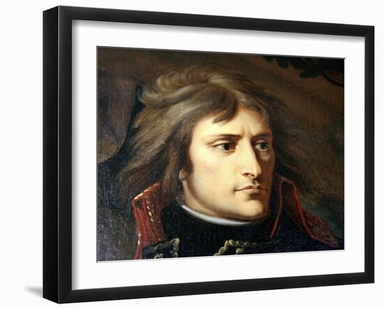 Napoleon Bonaparte on the Bridge at Arcole, C1796-C1797-Antoine-Jean Gros-Framed Giclee Print