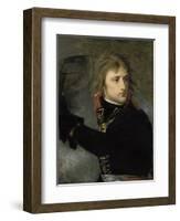 Napoleon Bonaparte on the Bridge at Arcole-Antoine-Jean Gros-Framed Art Print