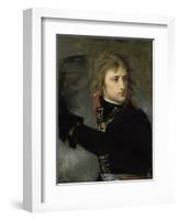 Napoleon Bonaparte on the Bridge at Arcole-Antoine-Jean Gros-Framed Art Print