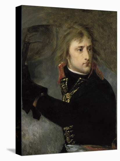 Napoleon Bonaparte on the Bridge at Arcole-Antoine-Jean Gros-Stretched Canvas