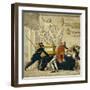 Napoleon Bonaparte Selling Stolen Goods, 1813-Ivan Ivanovich Terebenev-Framed Premium Giclee Print