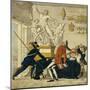 Napoleon Bonaparte Selling Stolen Goods, 1813-Ivan Ivanovich Terebenev-Mounted Premium Giclee Print