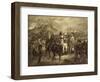 Napoleon Bonaparte Sending Commissioner Gaspard Monge to San Marino-null-Framed Giclee Print