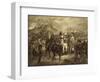 Napoleon Bonaparte Sending Commissioner Gaspard Monge to San Marino-null-Framed Giclee Print