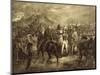 Napoleon Bonaparte Sending Commissioner Gaspard Monge to San Marino-null-Mounted Giclee Print