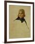 Napoleon Bonaparte, Study (1797/98)-Jacques-Louis David-Framed Giclee Print