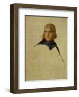 Napoleon Bonaparte, Study (1797/98)-Jacques-Louis David-Framed Giclee Print