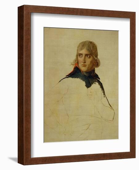 Napoleon Bonaparte, Study (1797/98)-Jacques-Louis David-Framed Giclee Print