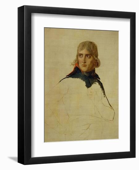 Napoleon Bonaparte, Study (1797/98)-Jacques-Louis David-Framed Giclee Print