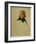 Napoleon Bonaparte, Study (1797/98)-Jacques-Louis David-Framed Giclee Print