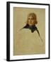 Napoleon Bonaparte, Study (1797/98)-Jacques-Louis David-Framed Giclee Print