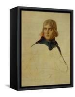 Napoleon Bonaparte, Study (1797/98)-Jacques-Louis David-Framed Stretched Canvas