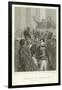 Napoleon Bonaparte Surrounded by Members of the Council of Five Hundred-Denis Auguste Marie Raffet-Framed Giclee Print