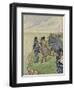 Napoleon Bonaparte Surveying His Fleet as They Depart from Boulogne-null-Framed Giclee Print