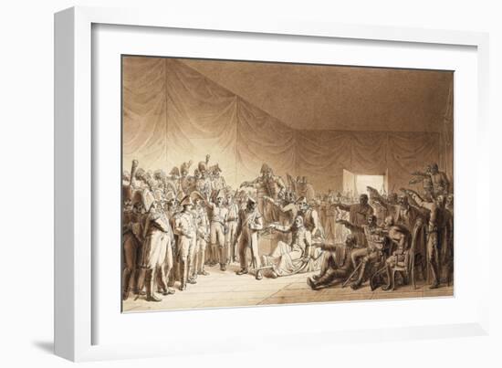 Napoleon Bonaparte Visiting Wounded at Battle of Jena-Benjamin Zix-Framed Giclee Print