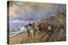 Napoleon Bonaparte Visits the Arsenal of Boulogne, by Maurice Orange-null-Stretched Canvas