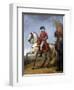 Napoleon Bonaparte with Soldiers after Battle of Marengo, 1800-Antoine-Jean Gros-Framed Giclee Print