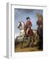 Napoleon Bonaparte with Soldiers after Battle of Marengo, 1800-Antoine-Jean Gros-Framed Giclee Print