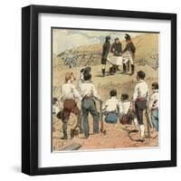 Napoleon Builds Canals-null-Framed Art Print