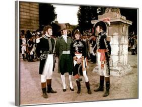 Napoleon by SachaGuitry with Henri Vidal, Bernard Deheran, Daniel Gelin and Yves Montand, 1954 (pho-null-Framed Photo