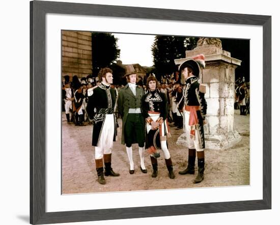 Napoleon by SachaGuitry with Henri Vidal, Bernard Deheran, Daniel Gelin and Yves Montand, 1954 (pho-null-Framed Photo