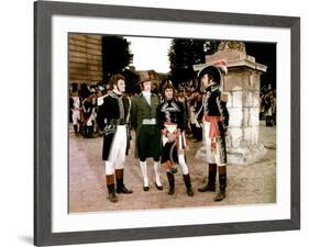 Napoleon by SachaGuitry with Henri Vidal, Bernard Deheran, Daniel Gelin and Yves Montand, 1954 (pho-null-Framed Photo