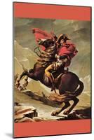 Napoleon Crosses The Great St. Bernard Pass-Jacques-Louis David-Mounted Art Print