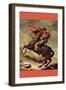 Napoleon Crosses the Great St. Bernard Pass-Jacques-Louis David-Framed Art Print