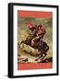 Napoleon Crosses the Great St. Bernard Pass-Jacques-Louis David-Framed Art Print