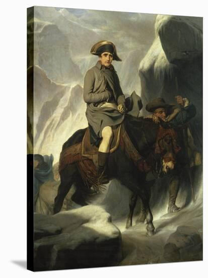 Napoleon Crossing the Alps, 1848-Paul Delaroche-Stretched Canvas