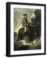 Napoleon Crossing the Alps, 1848-Paul Delaroche-Framed Giclee Print