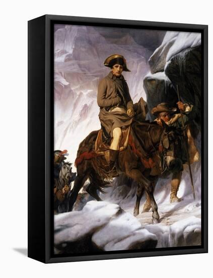 Napoleon Crossing the Alps, 1850-Hippolyte Delaroche-Framed Stretched Canvas