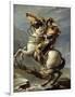 Napoleon Crossing the Alps at the St. Bernard Pass, May 20, 1800-Jacques Louis David-Framed Art Print