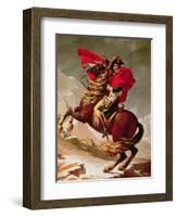 Napoleon Crossing the Alps, circa 1800-Jacques-Louis David-Framed Giclee Print