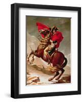 Napoleon Crossing the Alps, circa 1800-Jacques-Louis David-Framed Giclee Print