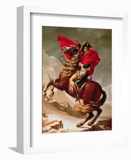 Napoleon Crossing the Alps, circa 1800-Jacques-Louis David-Framed Giclee Print