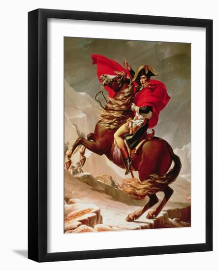 Napoleon Crossing the Alps, circa 1800-Jacques-Louis David-Framed Giclee Print