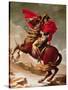 Napoleon Crossing the Alps, circa 1800-Jacques-Louis David-Stretched Canvas