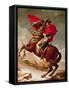 Napoleon Crossing the Alps, circa 1800-Jacques-Louis David-Framed Stretched Canvas