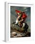 Napoleon Crossing the Alps, May 1800, 1802-03 (Oil on Canvas)-Jacques Louis David-Framed Giclee Print