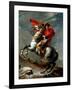 Napoleon Crossing the Alps, May 1800, 1802-03 (Oil on Canvas)-Jacques Louis David-Framed Giclee Print