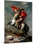 Napoleon Crossing the Alps, May 1800, 1802-03 (Oil on Canvas)-Jacques Louis David-Mounted Giclee Print