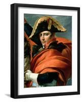 Napoleon Crossing the Alps on 20th May 1800, 1803-Jacques-Louis David-Framed Giclee Print