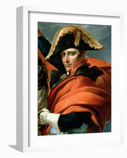 Napoleon Crossing the Alps on 20th May 1800, 1803-Jacques-Louis David-Framed Giclee Print