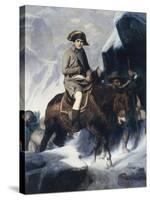 Napoleon Crossing the Alps-Paul Delaroche-Stretched Canvas