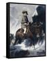 Napoleon Crossing the Alps-Paul Delaroche-Framed Stretched Canvas