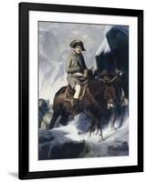 Napoleon Crossing the Alps-Paul Delaroche-Framed Giclee Print